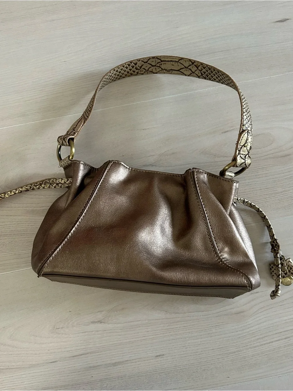 liz claiborne embroidered butterfly mini bag